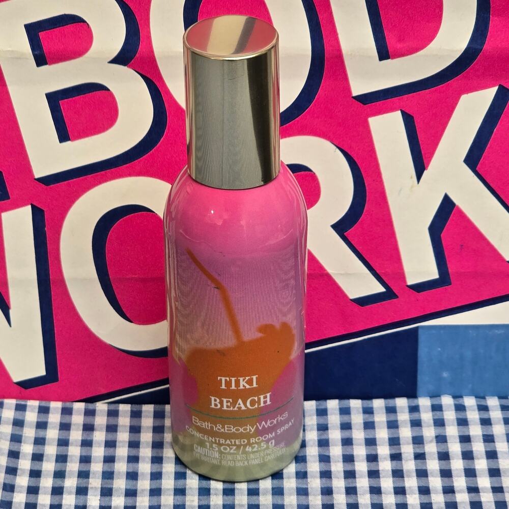 BBW Tiki Beach Home Fragrance Room Spray White Barn